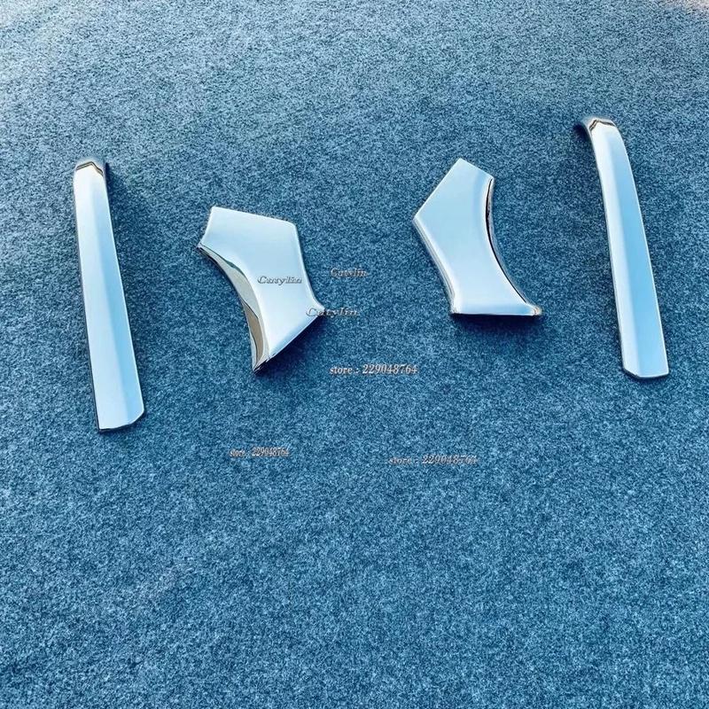 For Toyota Harrier Venza -2024 ABS Chrome Car Rearview Mirror Protector Vehicle Anti-collision Strip Car Accessories