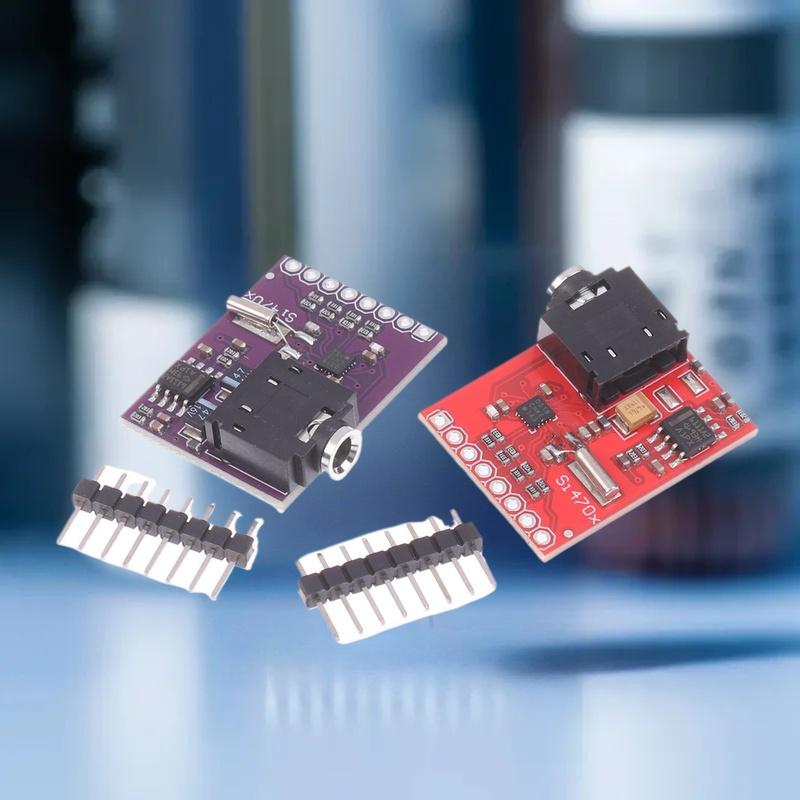 Совместимый с Arduino ESP32 3,3 В модуль FM-радио Si4703 с RDS и интерфейсом I2C для DIY-проектов по аудио