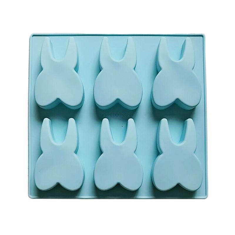 Tooth Shape Silicone Mold 6 Cavity 3D Molar Molds Tray DIY Baking Decorating Tools For Chocolate Gummy Candy Jelly Mold