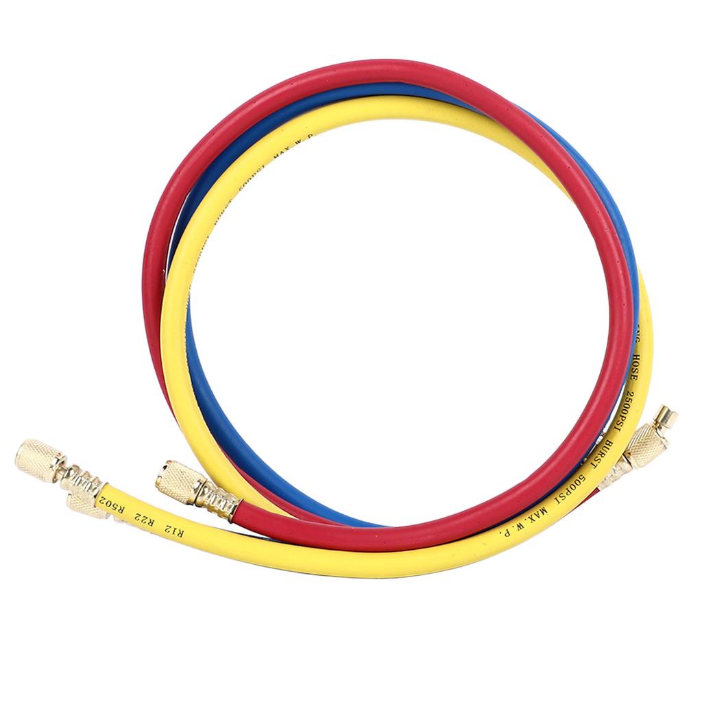 Шланг для заправки кондиционера HVAC Манометрический коллектор для хладагента R22 Трехцветный 0,9 метра