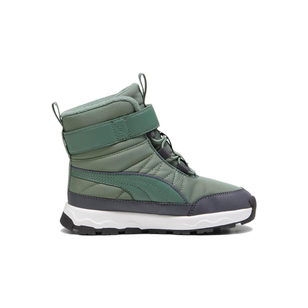 Puma Ботинки Evolve Mid-Cut для детей Зеленые Детские ботинки 392645-03