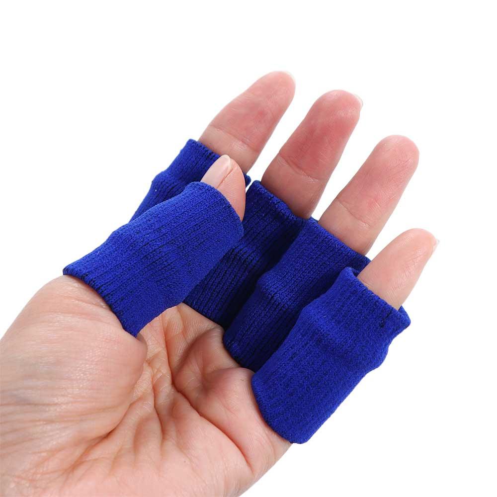 5 Pack Sports Finger Guards Basketball Volleyball Finger Protection Elastic Support Finger Guard Outdoor Sports Protective Gear