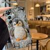 Phone case: 2D flat, suitable for Samsung Galaxy A34 A35 M05 M06 S20 S22 S21 FE Plus 5G protective case, gray little penguin, perfect holiday gift for