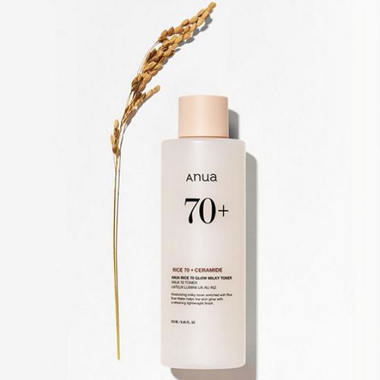 Anua Rice 70 Glow Milky Toner, 250ml, 1 ea