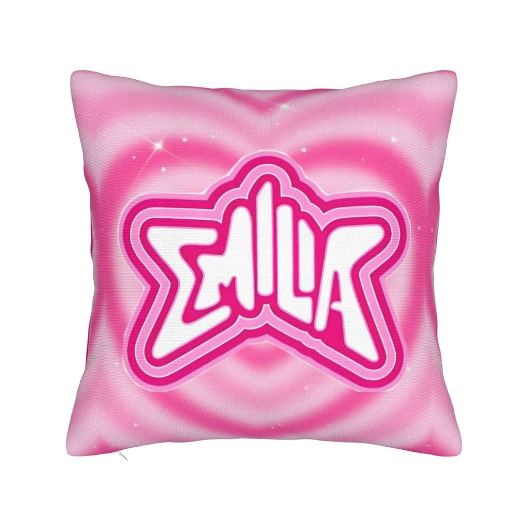 Emilia Music Square Pillow Covers Polyester Home Cushion Cover Cool Decor Pillow Cover 4545