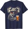 Funny Australia Party Koala Bear Tshirt For Unisex Wounisex Who Love Beers Cotton Short Sleeve For Party Outdoor