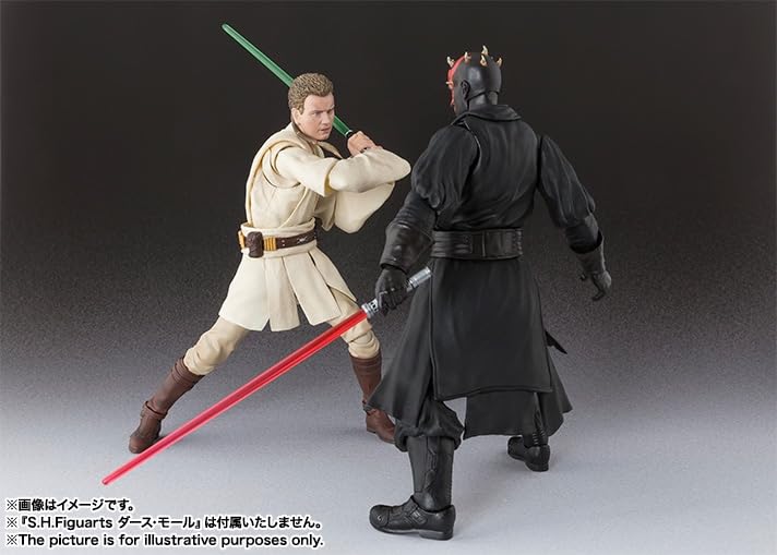 TAMASHII NATIONS STAR The Phantom Menace Kenobi 155mm Painted Movable Figure S.H.Figuarts WARS Obi-Wan (Episode I) (Resale Version) Approx. PVC&ABS