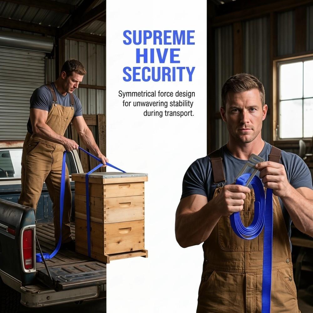 2Pcs Portable Beehive Strap Durable Beehive Tie Colorful Beehive Belt Beehive Bundling