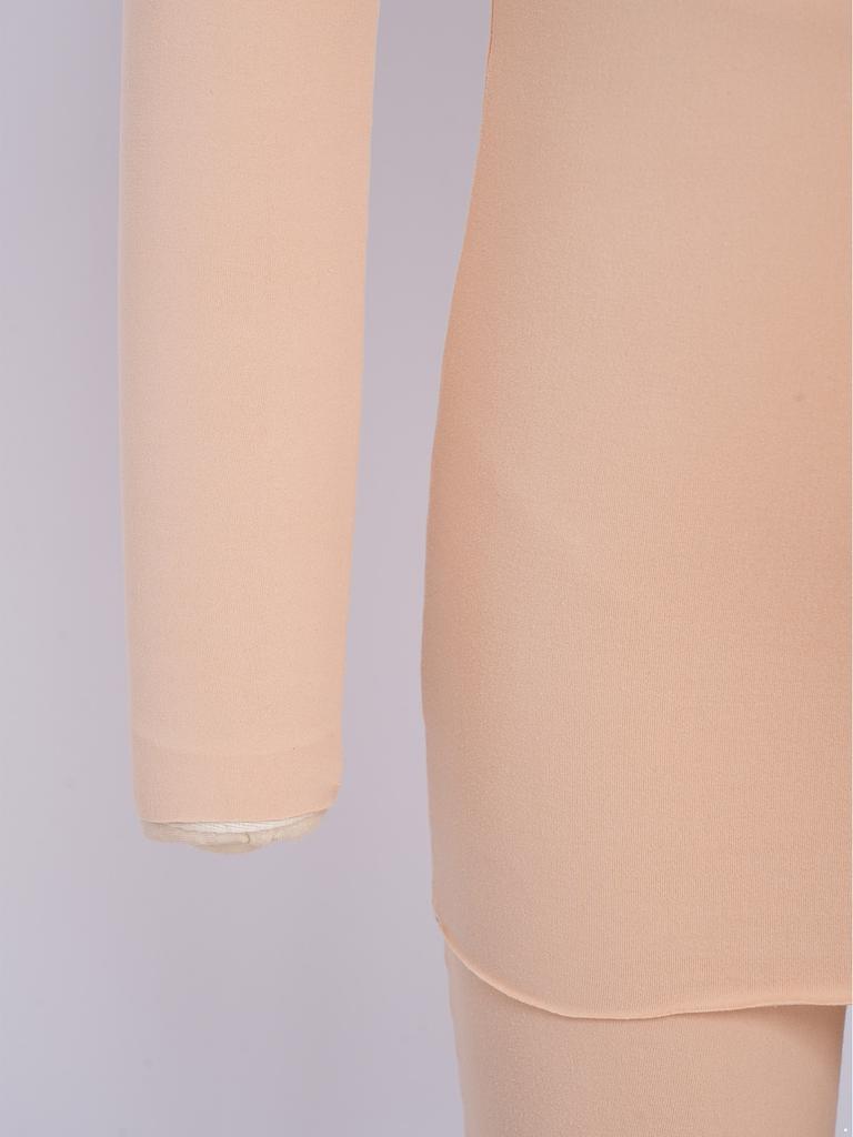 Versatile Kids Thermal Base Layer Set Round Neck Top & Elastic Waist Leggings – Ideal for Dance, Skating & Cold Weather