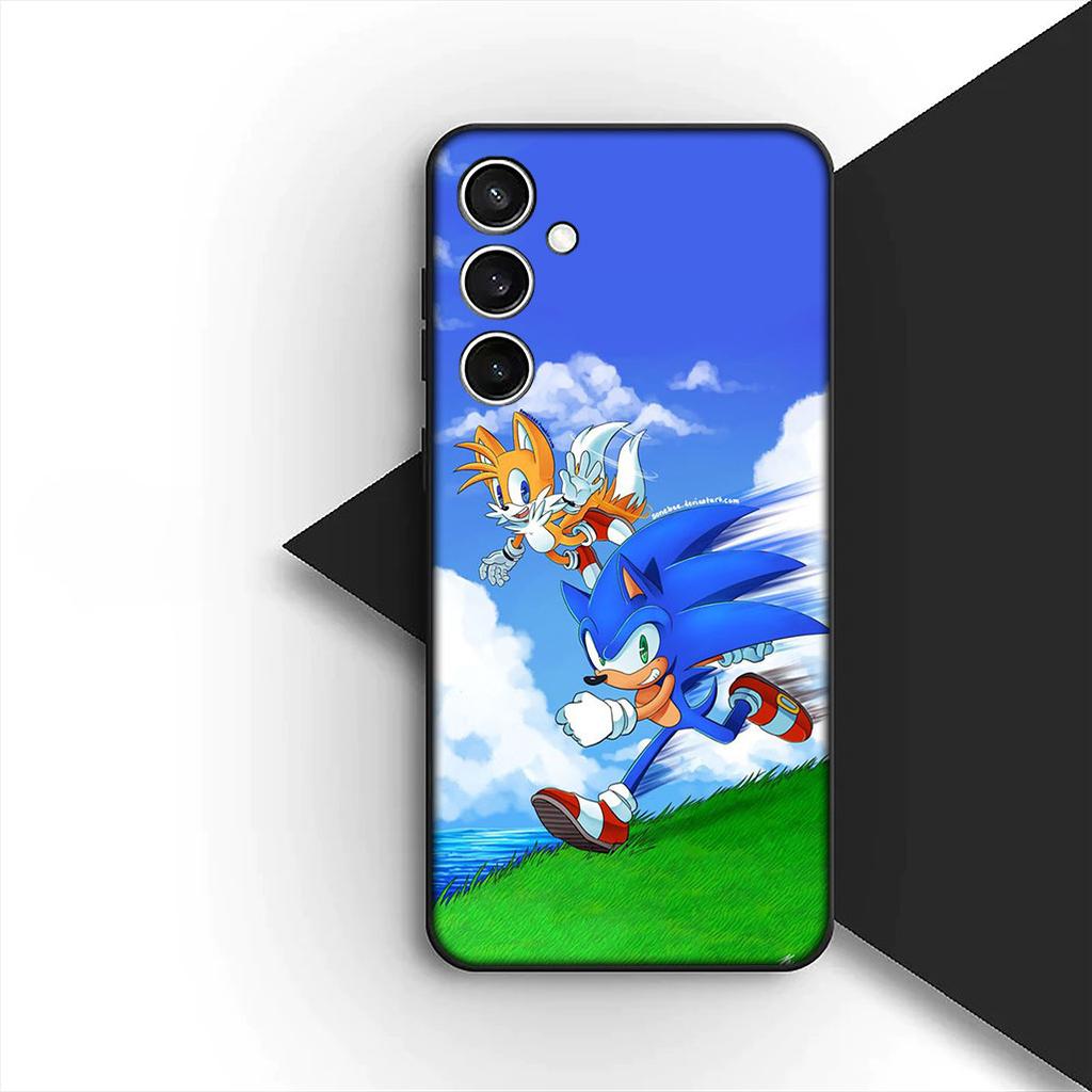 Cover for Samsung Galaxy S24 S25 S23 FE Ultra Plus S7 Edge S25+ S23+ A56 5G Casing Phone Case game S-Sonics Anime HedgehogS