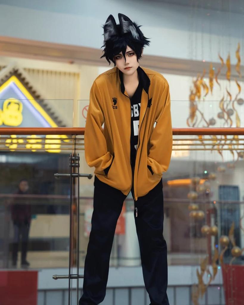 Kokurotai Cosplay Jersey Shugo Adria Kotaro Kiyoomi Yuu Oliver Shoyo Hinata Cosplay Long Sleeve Student Unisex Costume New [Kanzu Ryohin] Haikyuu!