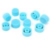 10Pcs A C Refrigerant Port Cap W Seal Ring High Low Side Air Conditioning Service Dust Cover