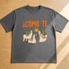 Como Te Llama Alpaca Funny Unisex T Shirt Cute Animal Spanish Humor Graphic Tee Casual Summer Streetwear Top