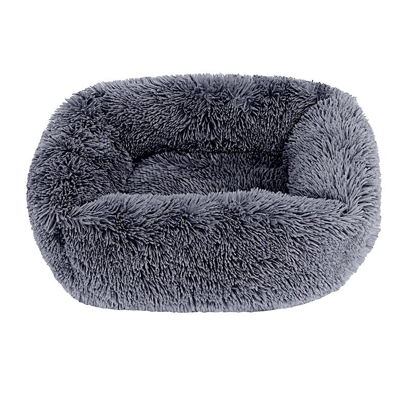 Кровать для домашних животных для собак Мягкий диван Пушистые аксессуары Корзина Корзины Большие Маленькие Большие Подушки Домашние животные Собаки Щенки Будка Подстилка Кровати Кошки