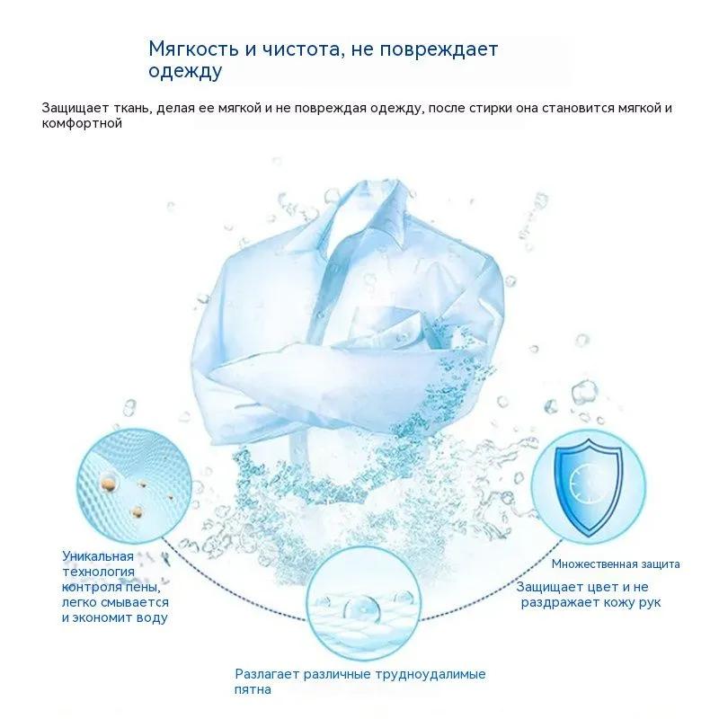Capsules for washing LION NANOX Nanomila 3-in-1, antibacterial, persistent aroma, 24 pcs.