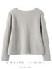 Women's Cashmere Knit Cardigan Coat - Twelve Gauge, Single Breasted, Round Neck, Loose Fit, Autumn/Winter.