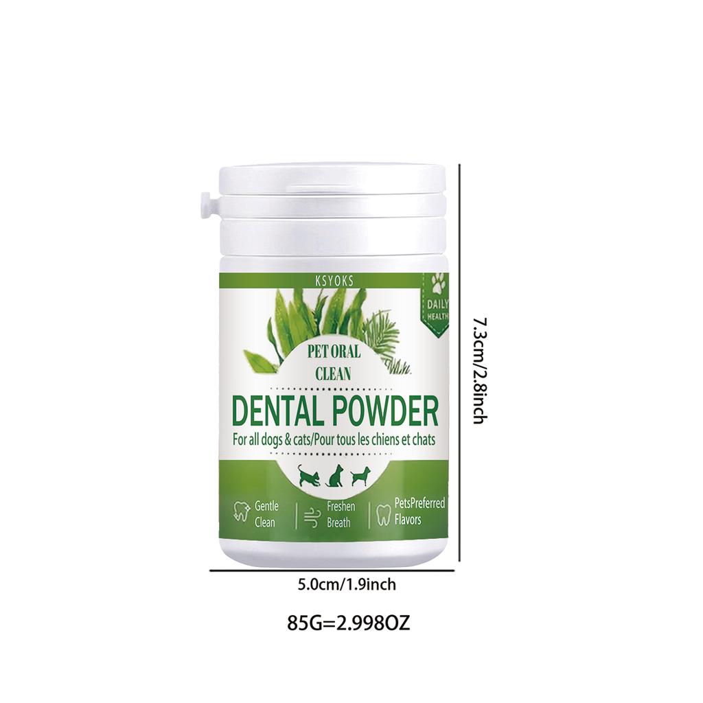 Pet Tooth Powder Can Deeply Clean the Gaps Between Pet Teeth, Remove Hidden Residues, and Keep Children's Breath Fresh and Gentle.