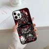 Крутой чехол для телефона Самурайский Демон Для iPhone 17 Air 13 12 14 15 16 Чехол Для Apple 14 15 16 Pro Max Plus Coque