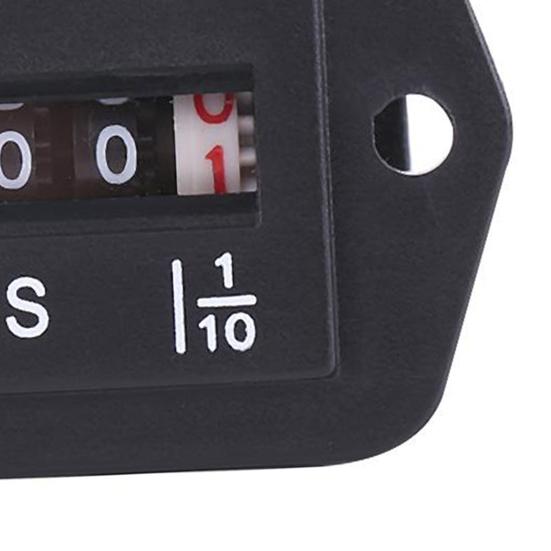 Простой автомобильный счетчик часов, профессиональный, прямоугольный, кварцевый