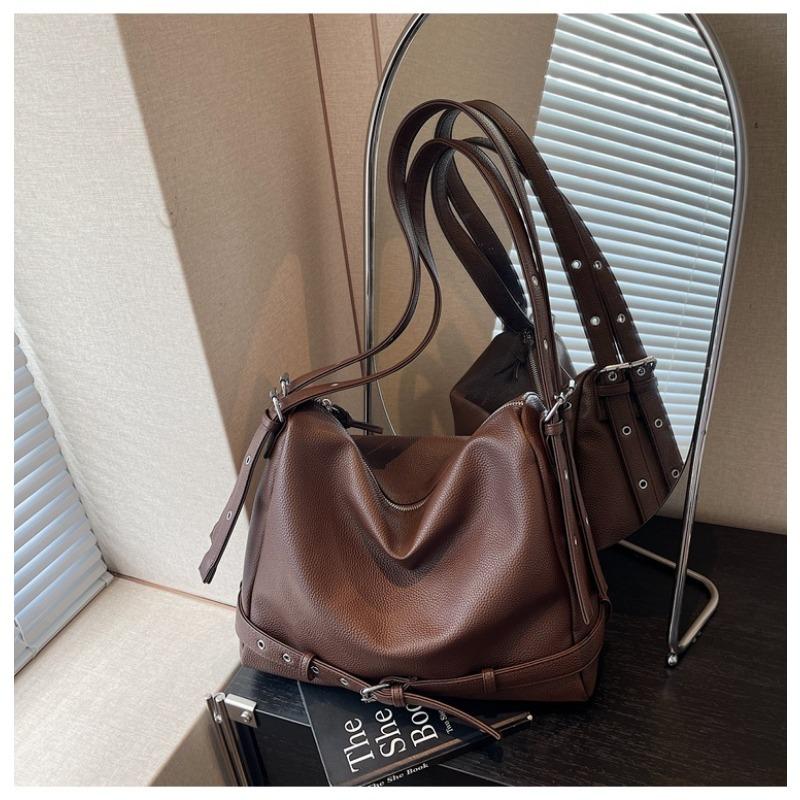 Вместительная наплечная сумка женская новая осенне-зимняя модная сумка-мессенджер универсальная сумка-тоут для通勤