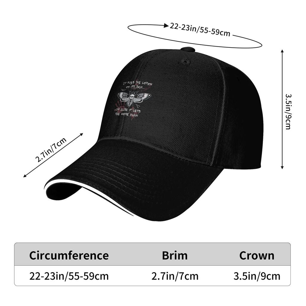 The Silence Of The Lambs Baseball Cap Hiking Fishing High Quality Hip Hop Hats Women Men Vintage Print Baseball Caps