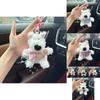 Adorable Cartoon Dog Plush Keychain Soft Pp Cotton Stuffed Animal Bag Charm