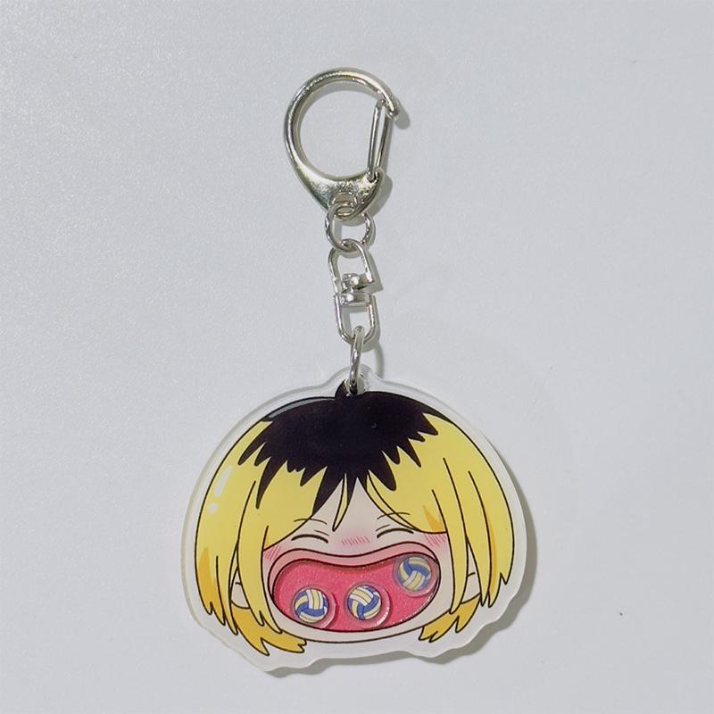 Мультфильм Аниме Haikyuu Акриловый Брелок Милый Брелок Подвеска Рюкзак Подвесное Украшение Подарки