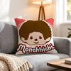 Character Monchhichi Cushion Cover 1Pcs Decorative Covers Soft Cushion Case For Sofa Couch Decor 40X40 45X45 Pillowcases