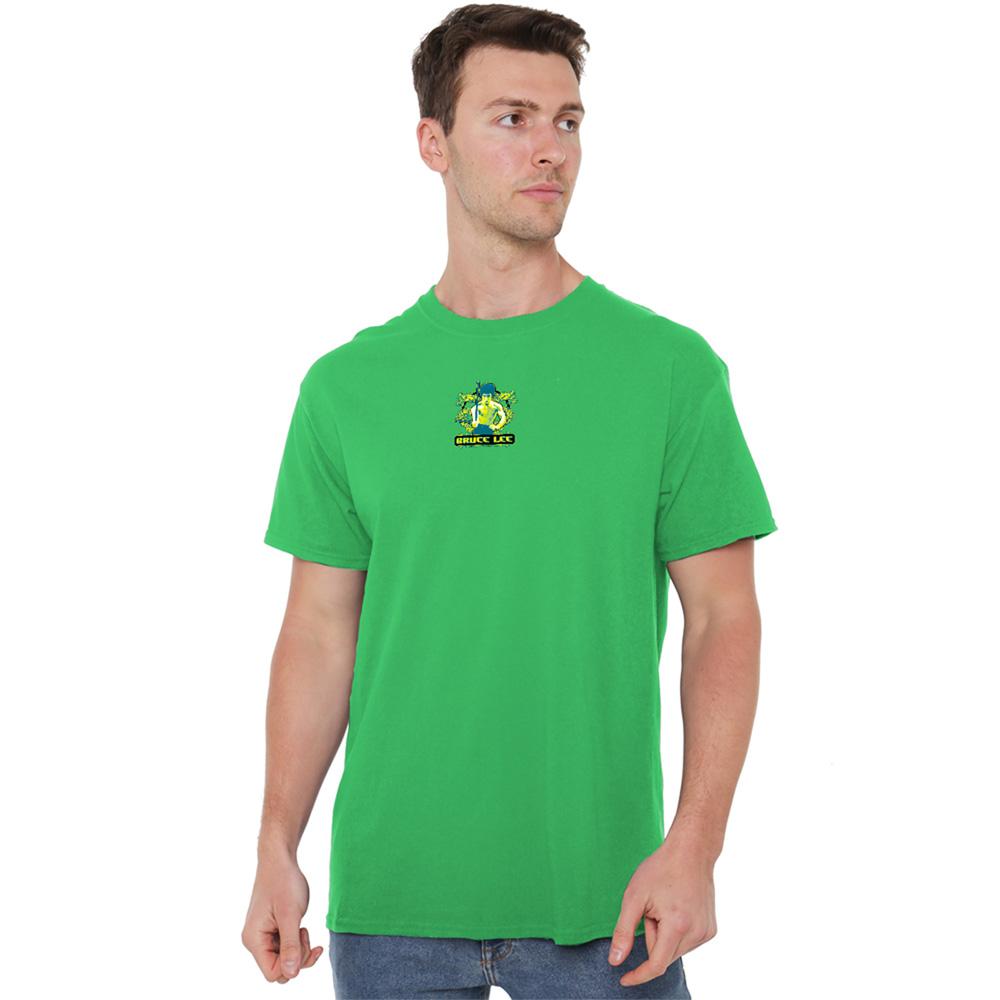 Bruce Lee Unisex Adult Double Dragons T-Shirt