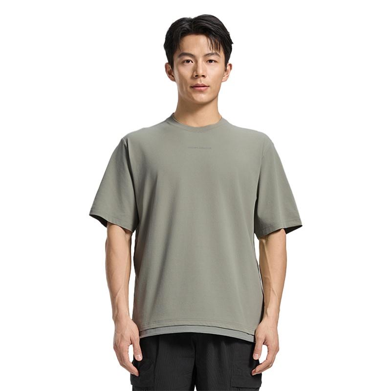 Under Armour T Shirt Unisex Light Gray Green 15215108