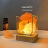 Himalayan Coarse Salt Crystal Bedside Lamp for Aromatherapy and Atmosphere Lighting