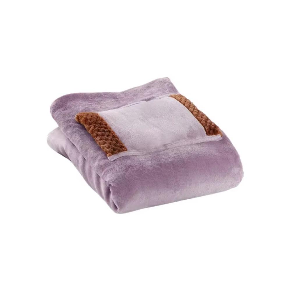 with Hand Warmer Pocket Electric Blanket USB Charging Winter Warming Blanket Knee Blanket  Office
