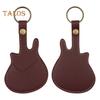 Держатель для медиаторов в форме гитары, чехол из искусственной кожи для медиатора, переносная сумка для хранения медиатора для гитаристов, любителей, учителей