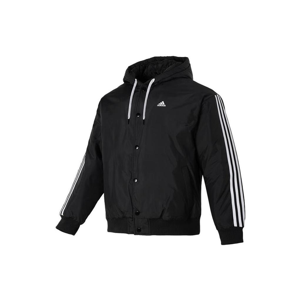 adidas Куртки Мужские Черные С Капюшоном Умеренные Другие IK7669