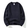 Round Neck Sweatshirt for Men Simple Solid Color Net Loose Pullover Top Autumn Base Shirt Casual Jacket