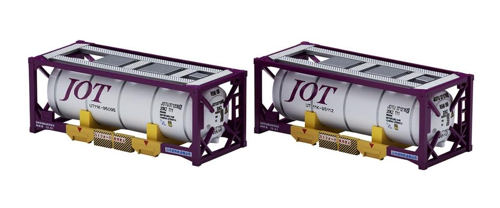 TOMIX N Gauge Privately Owned UT11K Type Container Nippon Oil Transportation 2 Pieces 3302 Railway Model Supplies