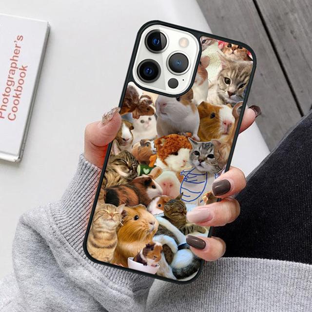 Hamster Guinea Pig Mobile Phone Cases Cover For iPhone 17 Air 16e 15 14 12 13 11 Pro MAX apple Plus Coque