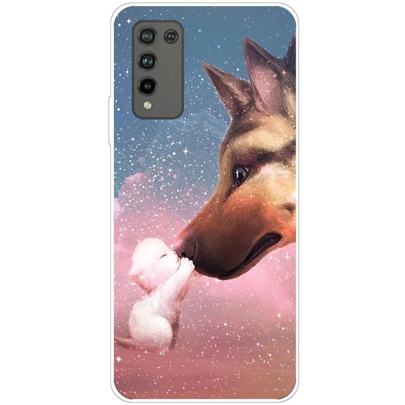 Для Huawei Honor 10X Lite чехол силиконовый мягкий милый чехол для телефона с изображением животных для Honor 10X Lite чехол Honor10X 10 X Lite Fundas 6,67 дюйма