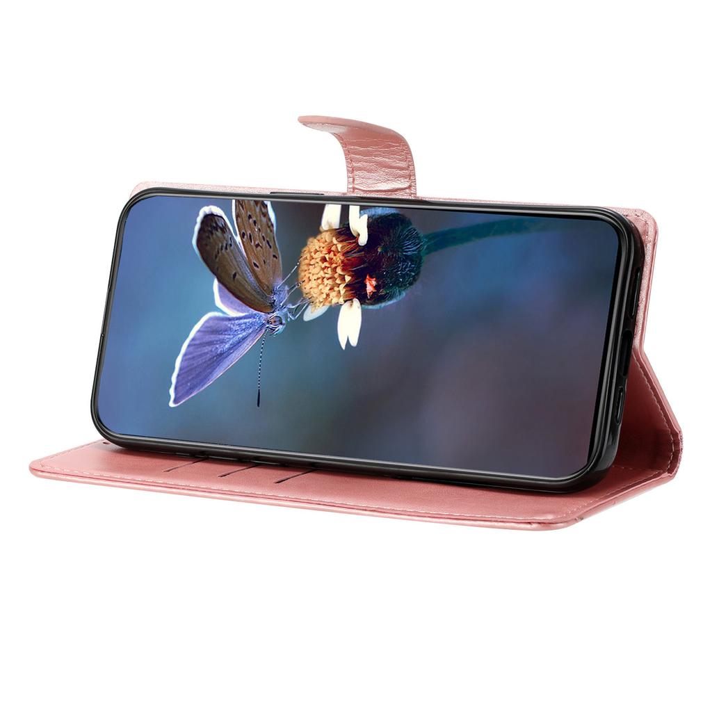 Чехол для Xiaomi Redmi Note 13 Pro 5G/Poco X6 5G с рисунком бабочки и цветка, кошелек из ПУ кожи, откидная крышка для телефона
