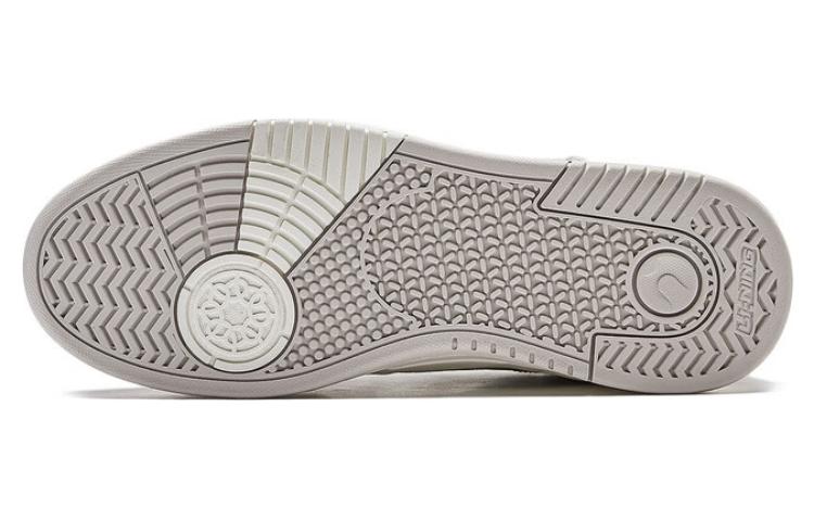 Women's Sneakers Li-Ning Li Ning Jiangyue Cushioning Low top Skateboard Shoes Women's White Gray Brown
