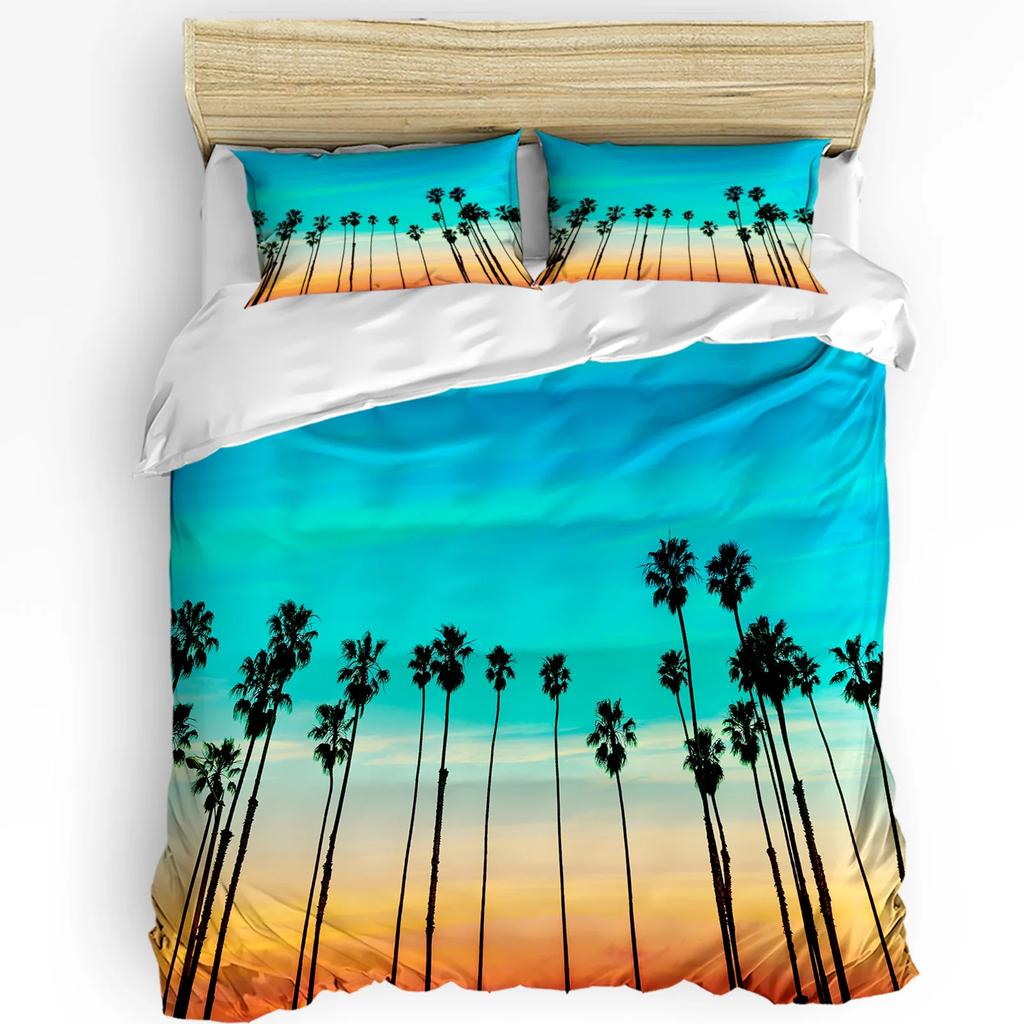 Tropical Arbor Pirate Ship Plank Duvet Cover 3pcs Bedding Set Home Textile Quilt Cover Pillowcases Bedroom Bedding Set No Sheet