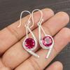 Украшения из розового турмалина, серьги из стерлингового серебра 925 пробы, ювелирные изделия ручной работы, серьги ручной работы в подарок для нее