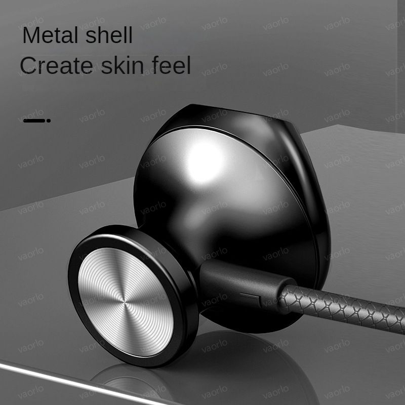 DAC Digital Chip Wired Earphones 3.5MM AUX/Type-C 9D HIFI Heavy Bass Surround Stereo Sound In-Ear Headsets For Samsung Android iPhone 15/16