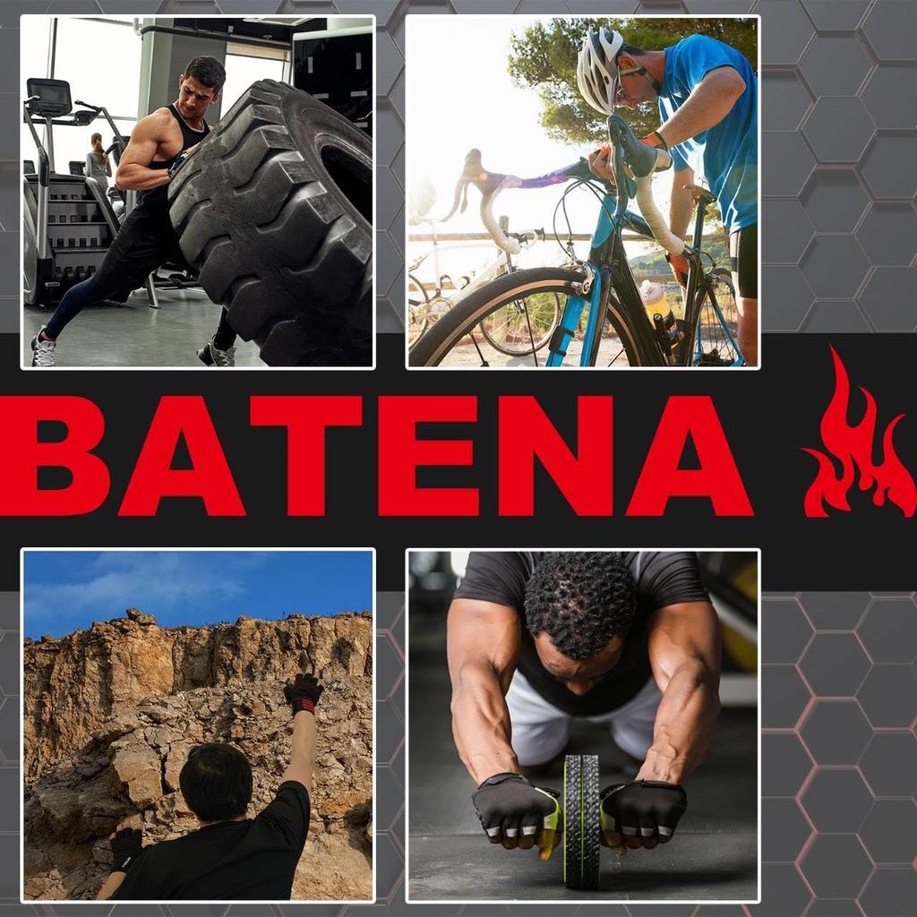 Тренировочные перчатки BATENA Wrist Wrap Muscle Training Power Grip M-XL (Белый, М)