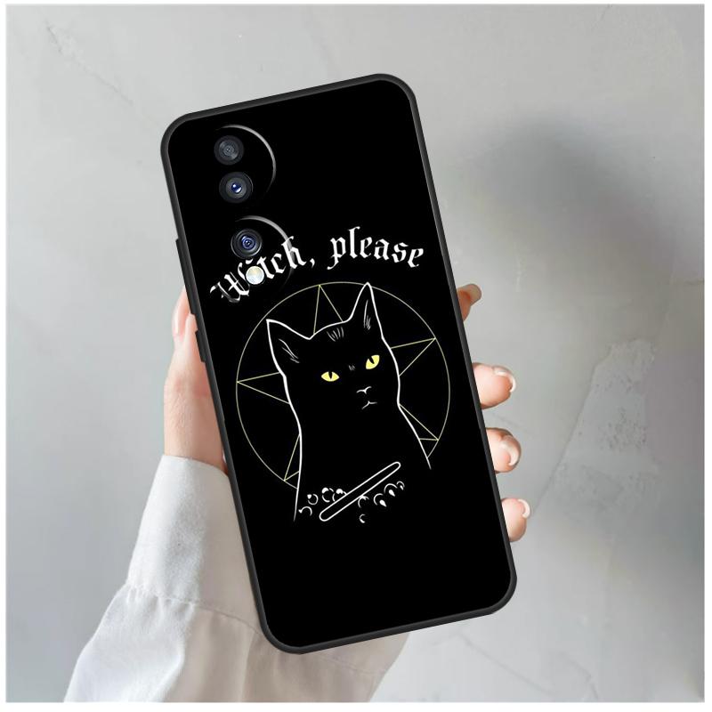 Чехол с рисунком Кошка-Ведьма для Honor Magic 7 Lite 6 5 8 Pro, для Honor X9d X9b X9c X9a X8c X8b 200 400 50 70 Win RT
