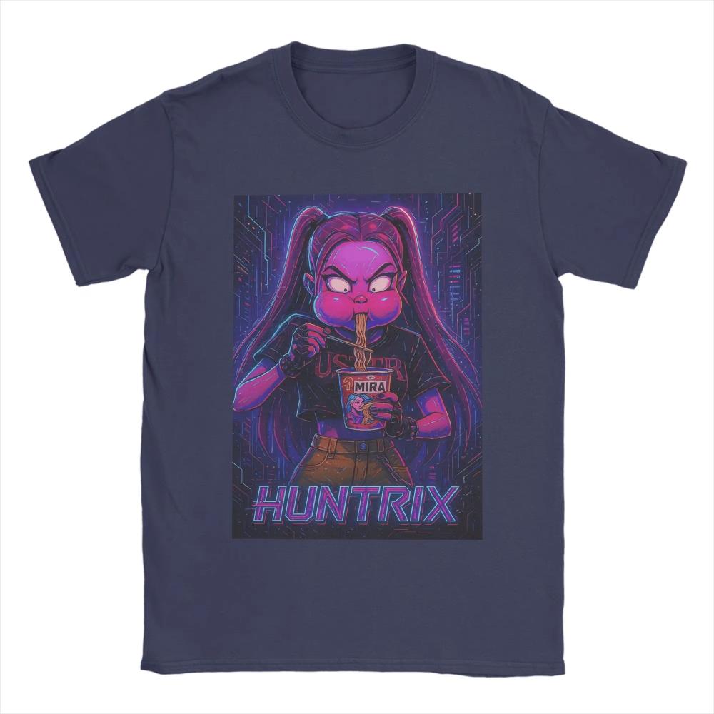 Смешные футболки с принтом Huntrix K Pop Demon Hunters для мужчин и женщин, крутые футболки, футболки с коротким рукавом и круглым вырезом, хлопок, одежда 3XL
