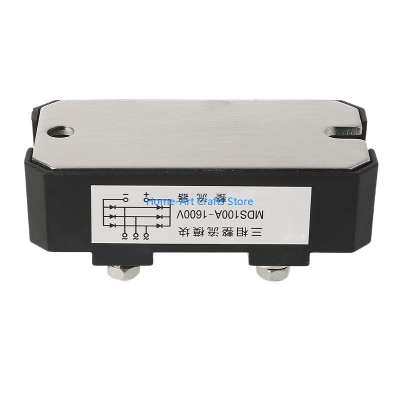 Y3NA Aluminum Metal for Case 3 Phase Diode Bridge Rectifier 3-Phase Diode Bridge Rectifier 100A Amp 1600V Bridge Rectifier Mo