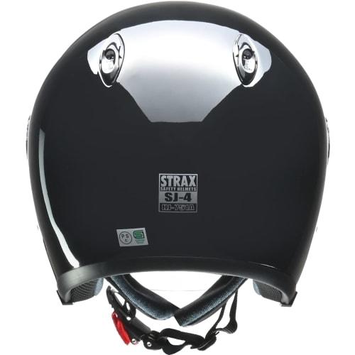 LEAD Motorcycle Helmet Jet STRAX SJ-4 Black BIG Less Than 63~64cm