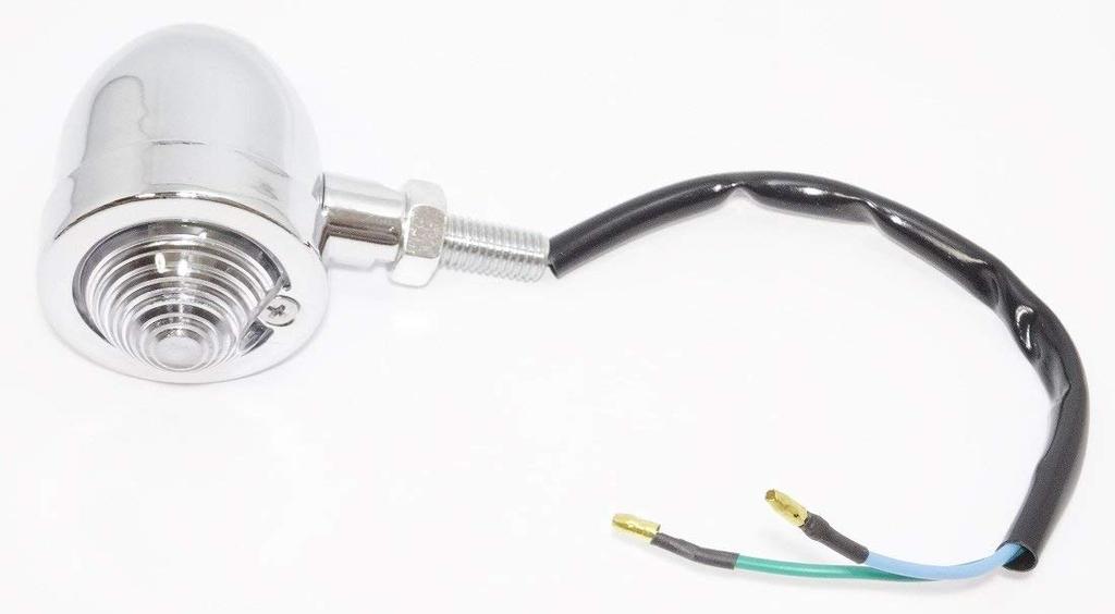 [cmy Select] Universal Bullet Turn Signal Bike (Chrome (Clear Lens) Set of 4)