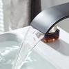 Waterfall Wash Basin Stainless Steel High And Low Faucet Black And Cold Toilet Hotel Wash Basin Bathroom Home
